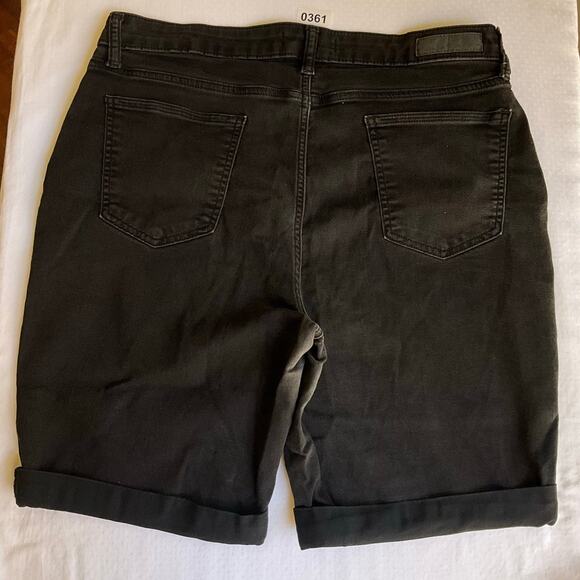DKNY Women Denim Shorts size 16, Black - Picture 10 of 10